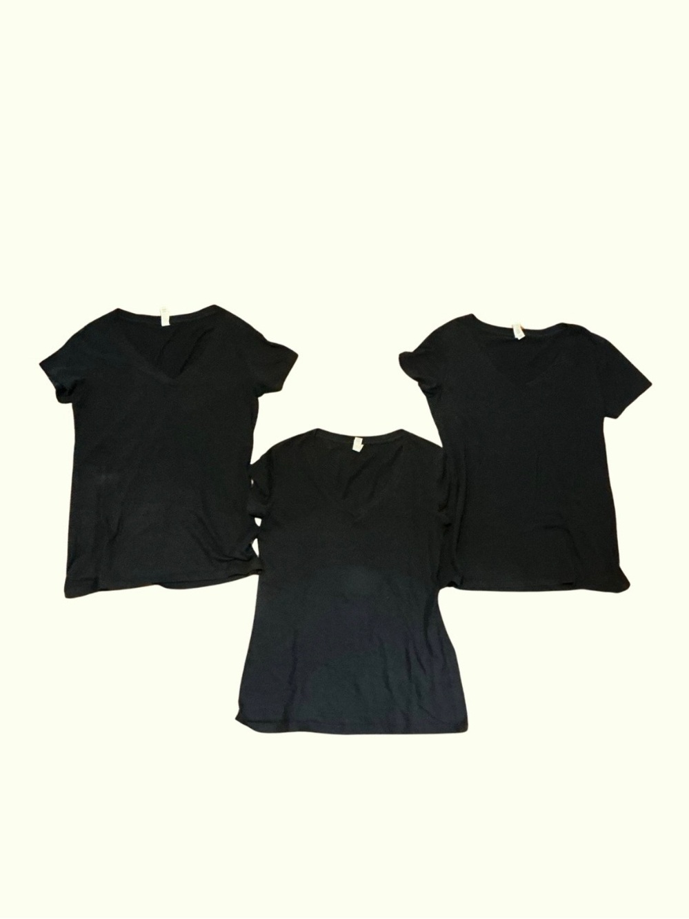 Kids Short Sleeve Black Tees – 3-Pack Basic Tops